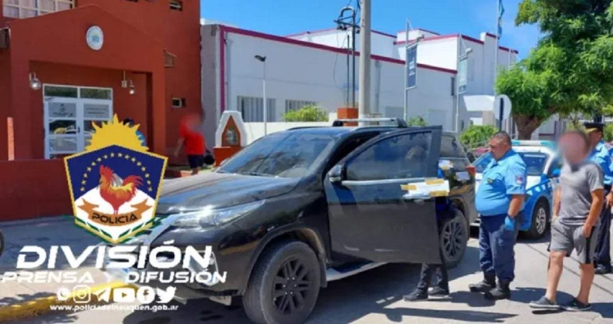 Un hombre de 35 años fue demorado. Fuente: (Policía Neuquén)