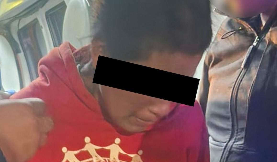 La mujer detenida luego de ingresar a la cafeteria