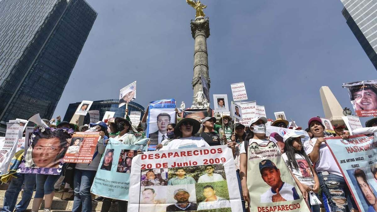 Colectivos de familiares de desaparecidos marcharon el pasado 10 de mayo