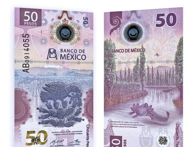 Nuevo billete de 50 pesos: El tunal, el águila, el agua y el ajolote
