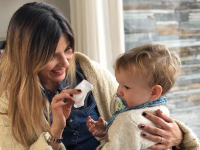 "Padre e hijo": Marcela Kloosterboer nos dejó enloquecidos con esta dulce postal de su hijo Otto