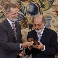 Slim reivindicó ante Felipe VI el legado colonial español en México