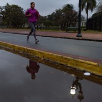 Los runners se organizaron y esta vez hubo distanciamiento social
