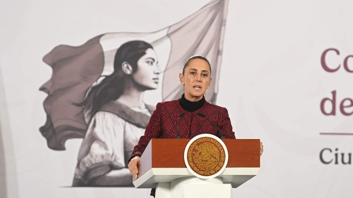 Claudia Sheinbaum en su conferencia del martes