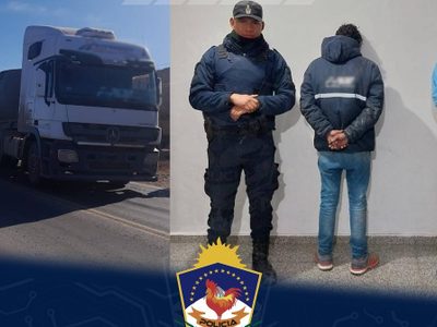 Detienen a un camionero ebrio y con pedido de captura por abuso sexual