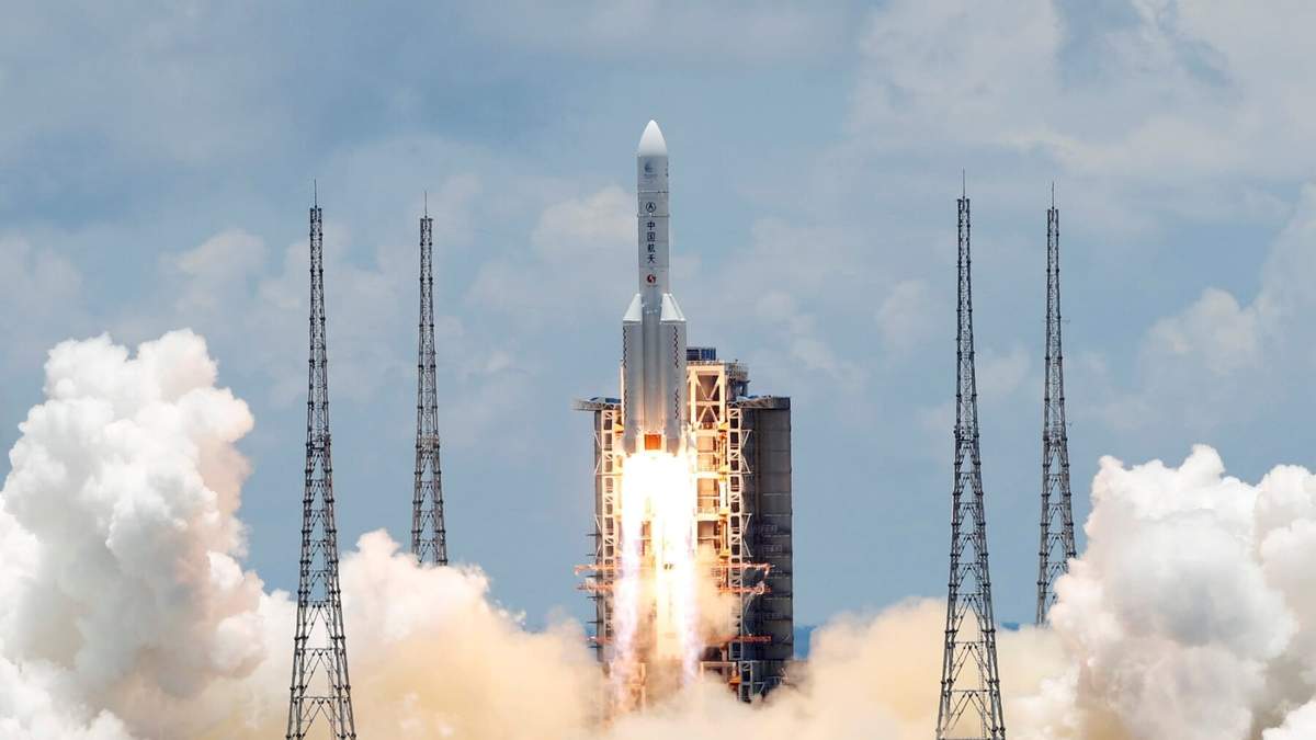 La sonda Tianwen-1, con destino al planeta rojo.