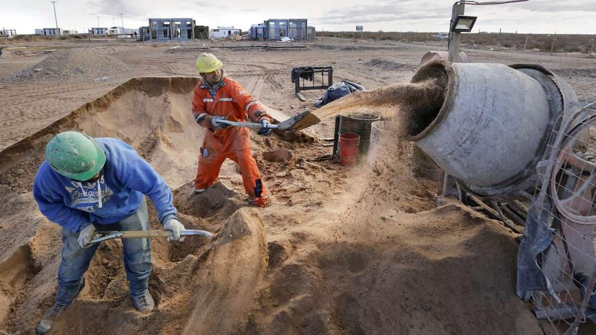 Trabajadores de la construcción. Fuente: (Gobierno de Neuquén)