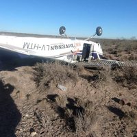 Cayó una avioneta en Allen cuando despegaba; un muerto y dos heridos
