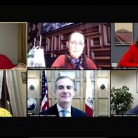 Sheinbaum presume acciones contra la violencia a mujeres en reunión virtual con alcaldes de otros países
