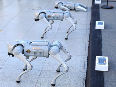 "Perros robot" apoyarán a policías mexicanos durante el Mundial de 2026