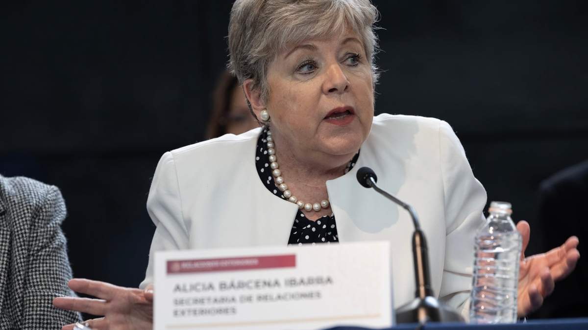 La Canciller Alicia Bárcena