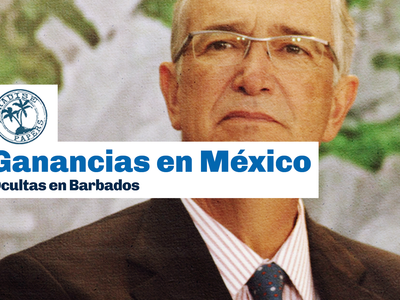 Ganancias en México ocultas en Barbados