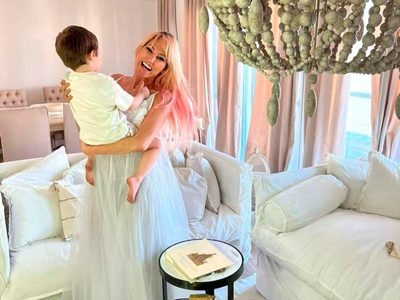Vicky Xipolitakis decoró con lujo y estridencias el departamento donde se mudó con su hijo