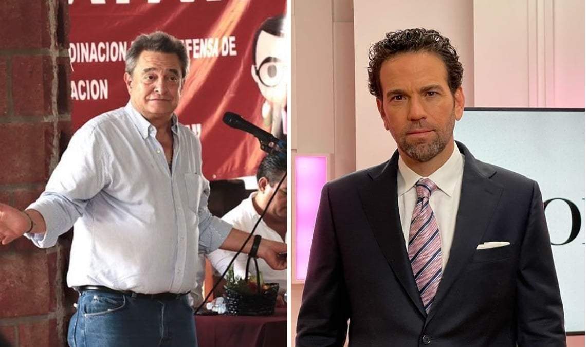 Pío López Obrador y Carlos Loret de Mola. Careo