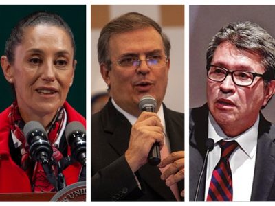 Sheinbaum, Ebrard y Monreal critican al INE por posponer la consulta de revocación de mandato