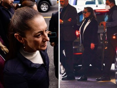 Claudia Sheinbaum y Norma Piña asisten al funeral de Ifigenia Martínez (Video)