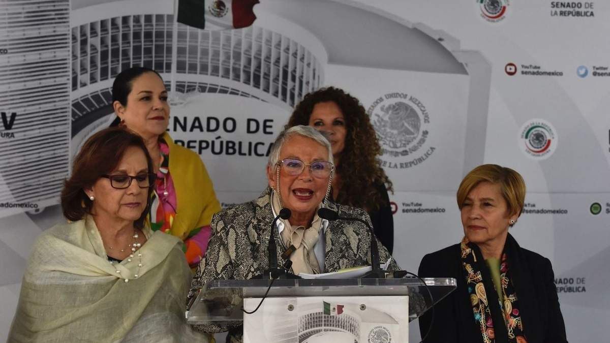 La senadora Olga Sánchez Cordero