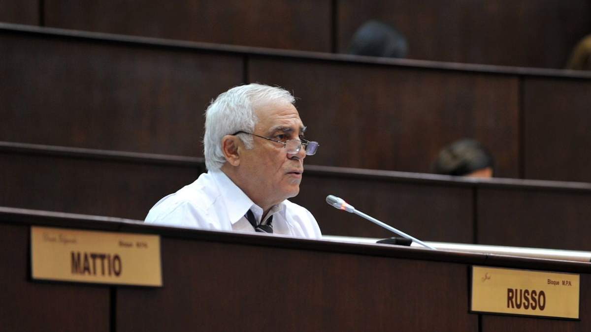 José Russo, exdiputado provincial. Fuente: (Legislatura de Neuquén)