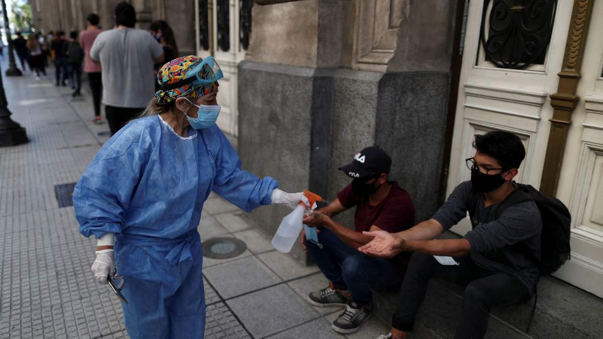 Trabajo sanitario. Fuente: (Twitter)