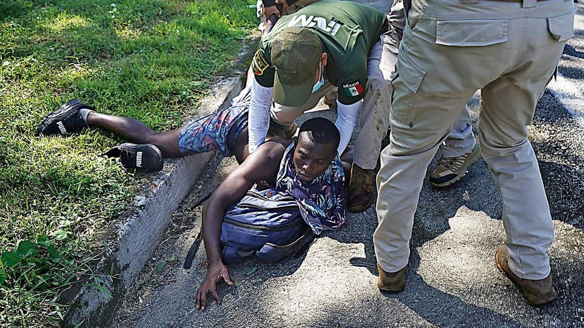 Represión de migrantes en Chiapas