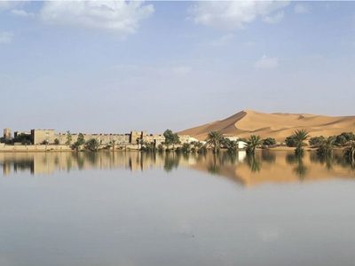 Después de décadas, el desierto de Sahara se inundó tras las intensas lluvias