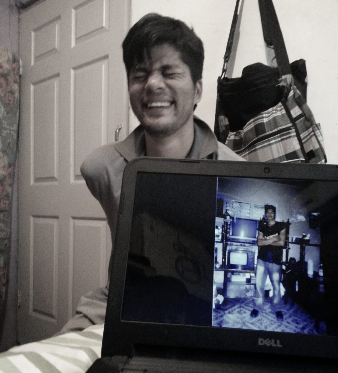 José Luis en su casa de El Progreso
