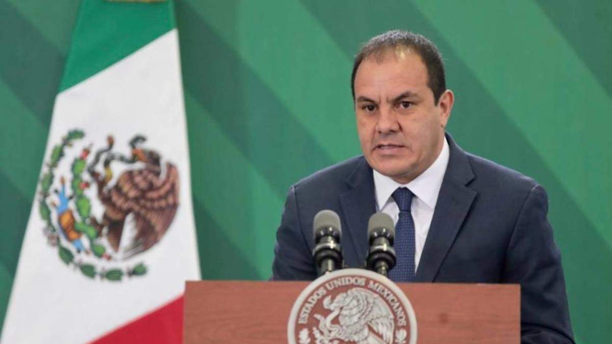 El gobernador de Morelos, Cuauhtémoc Blanco