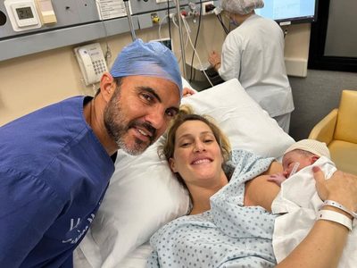 Las primeras imágenes de Luca Cubero, el hijo de Mica Viciconte y Fabián