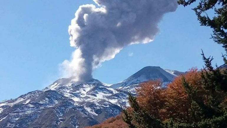 Volcán Nevados de Chillán. Fuente: (Instagram)
