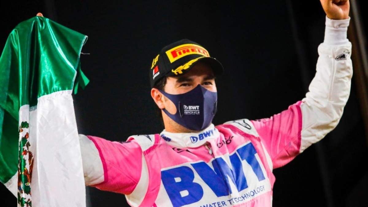 El piloto mexicano Checo Pérez