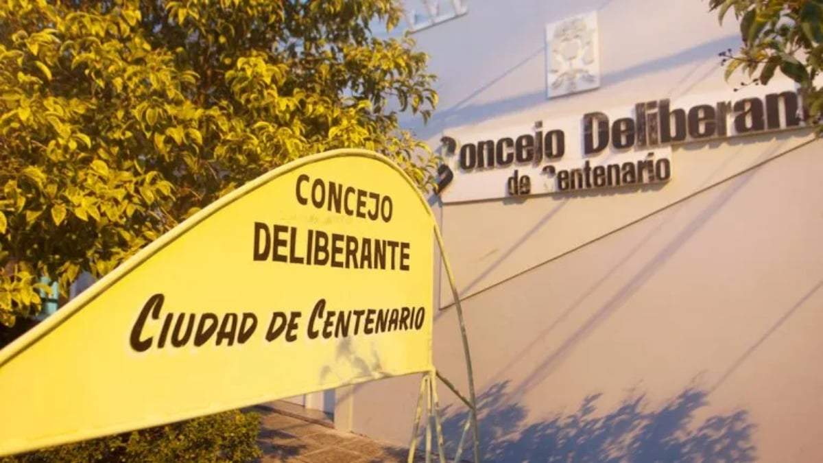 Concejo Deliberante de Centenario. Fuente: (X)