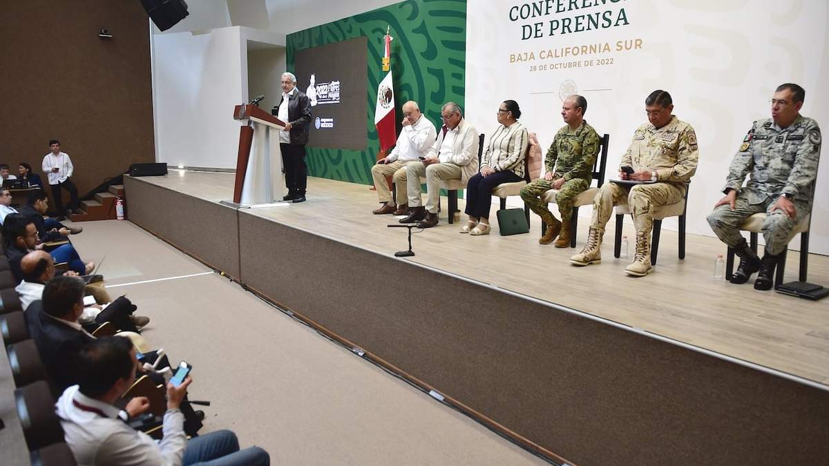 López Obrador en Baja California Sur
