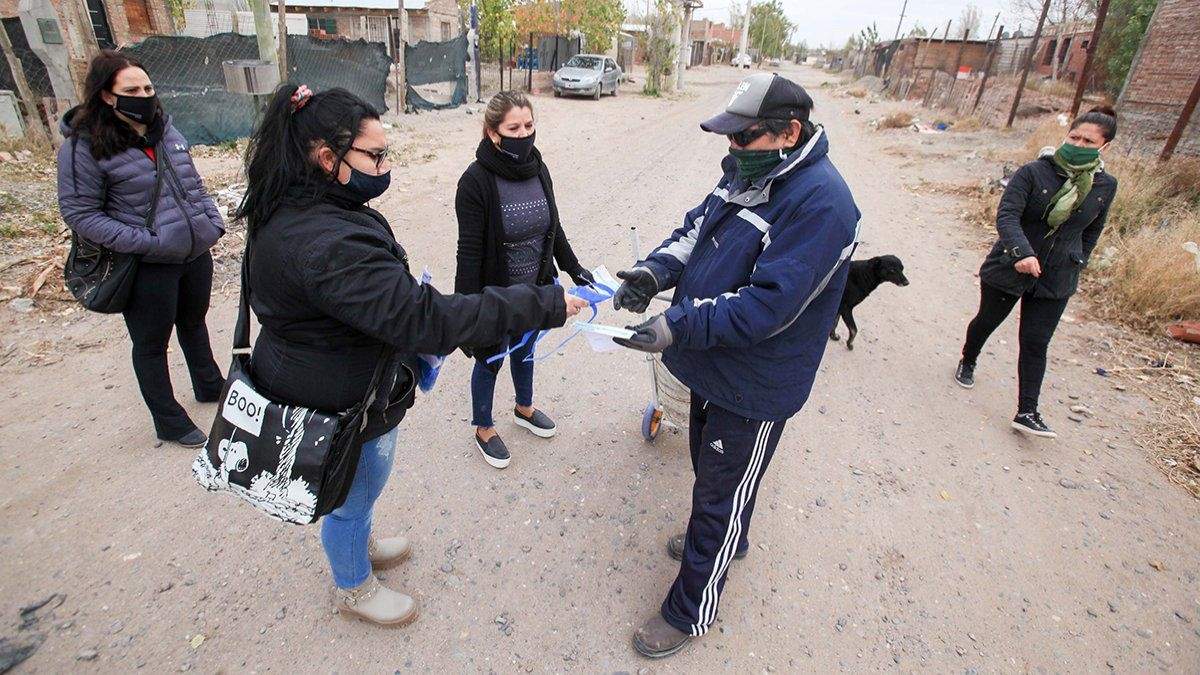 Plan DetectAr en los barrios neuquinos. Fuente: (Twitter)