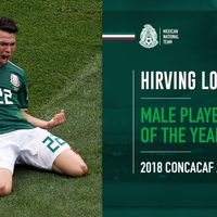Hirving 'El Chucky” Lozano es distinguido como el mejor Jugador del Año por Concacaf