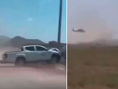 Violencia en Sinaloa escala hacia el norte; helicóptero de la Marina tirotea un vehículo