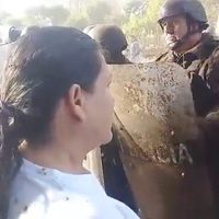 Reportan enfrentamiento entre policías y manifestantes en Mexicali (Video)