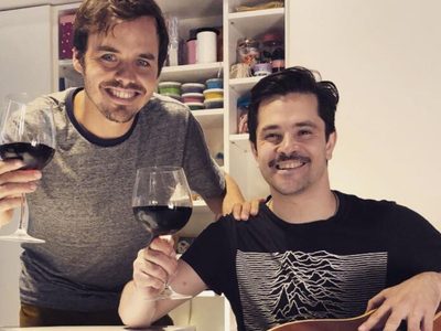 "¡Oh, no!" Un reencuentro entre Benjamín Rojas y Felipe Colombo no sale bien y esta foto lo prueba