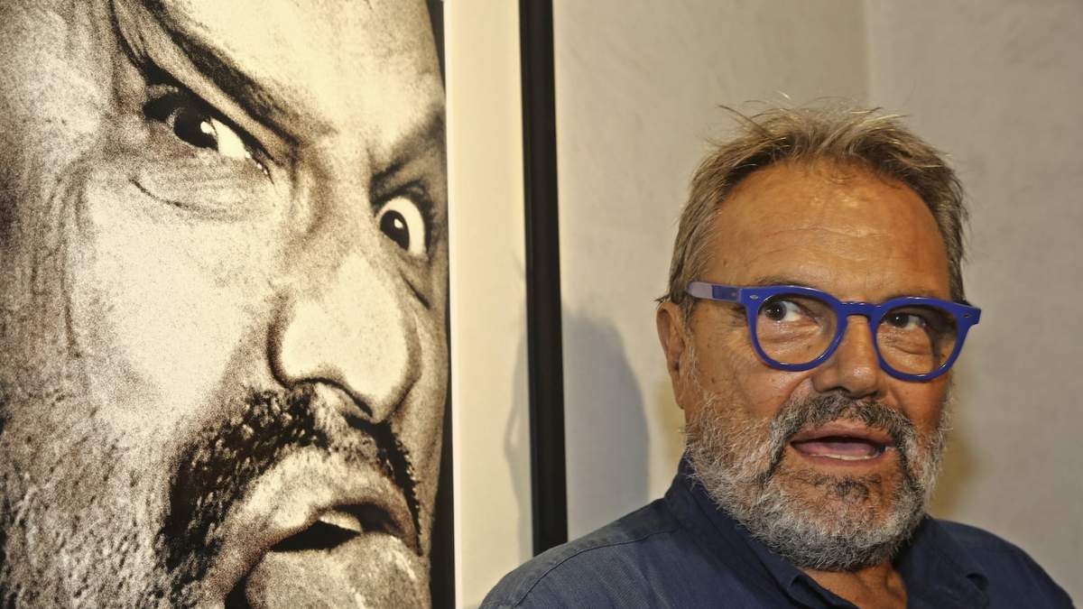 Oliviero Toscani y su autorretrato