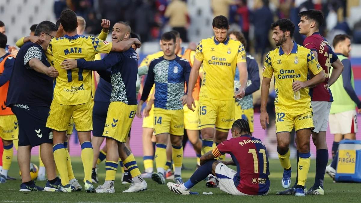 Barcelona pierde en casa por primera vez esta temporada; cayó 2-1 ante Las Palmas