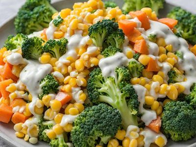 Ensalada de brócoli, zanahoria y choclo: una opción fresca, rica y nutritiva frente al calor del verano