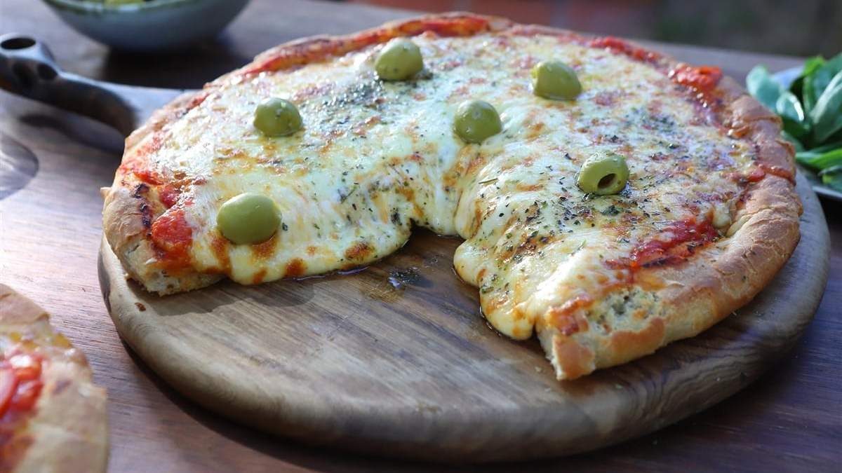 "Pizza": un término con tono italiano. Fuente: (Instagram)