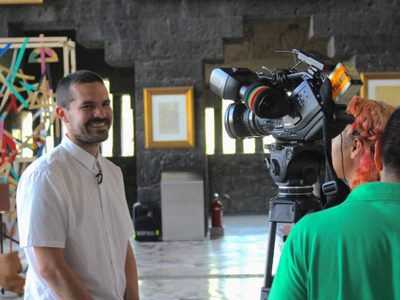 Marco Rountree interviene el Museo Anahuacalli