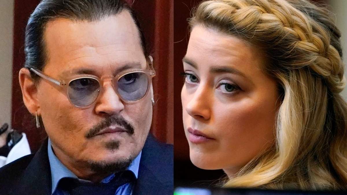 El actor Johnny Depp y su exesposa, Amber Heard