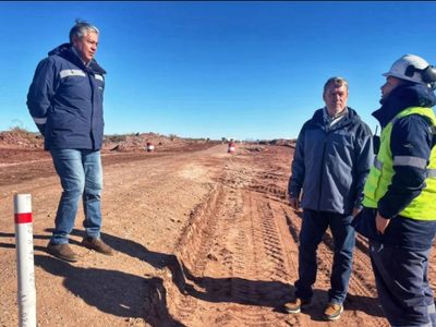 El pavimento en el tramo Cortaderas de la ruta 7 reducirá los tiempos de viaje entre Neuquén y Chos Malal