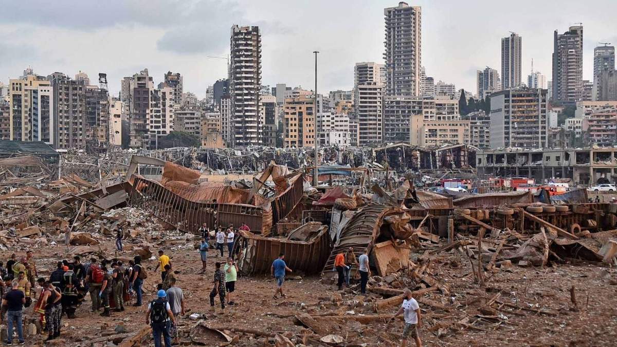 Explosión en Beirut. Fuente: (Twitter)