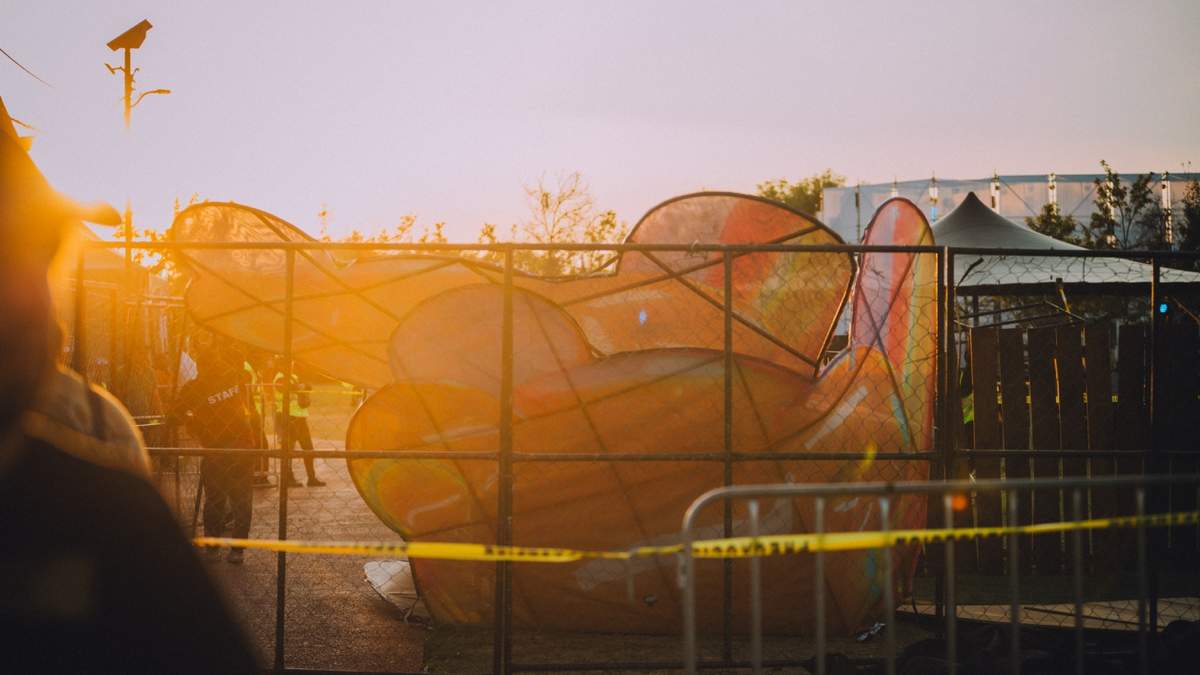 Estructura que colapsó en el festival AXE Ceremonia