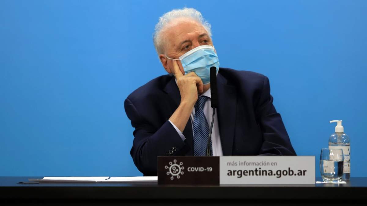 Ginés González García, ministro de Salud de la Nación. Fuente: (Twitter)