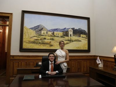 Samuel García toma protesta como gobernador de Nuevo León,