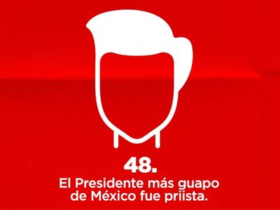 El PRI presume haber tenido el “presidente más guapo de México”