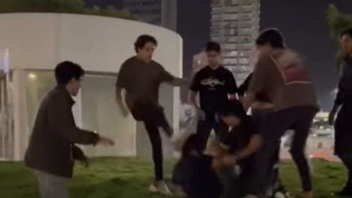 La golpiza fue grabada en video